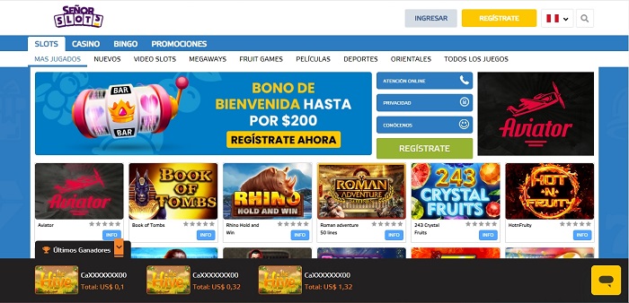 SrSlots casinos online